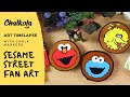 Sesame Street Fan Art Big Bird Cookie Monster Elmo