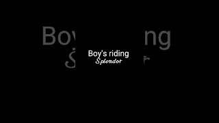 Girls riding splendor vs boys riding splendor#short #youtubeshorts #ytshorts#shorts #splendor #viral