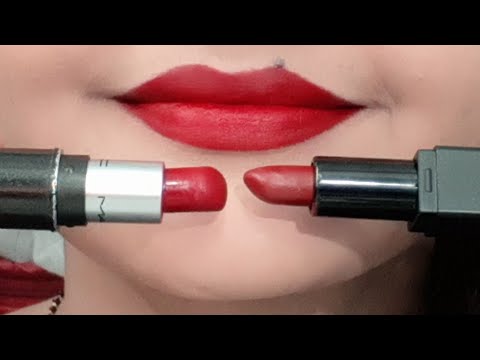 Mac retro matte mini lipstick ruby woo vs nykaa so matte mini lipstick regal ruby review | Video