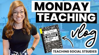 Teaching Social Studies in Texas Update | Monday Teaching VLOG