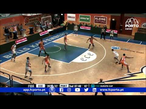 Basquetebol: Kapfbenberg Bulls-FC Porto, 61-71 (FIBA Europe Cup, grupo C, 6.ª jor., 06/12/17)