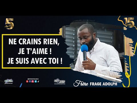 En direct 🔴 | Ne crains je t'aime, je suis avec toi | Fr. Adolph Fragé | EDIPE 33 Etude Biblique