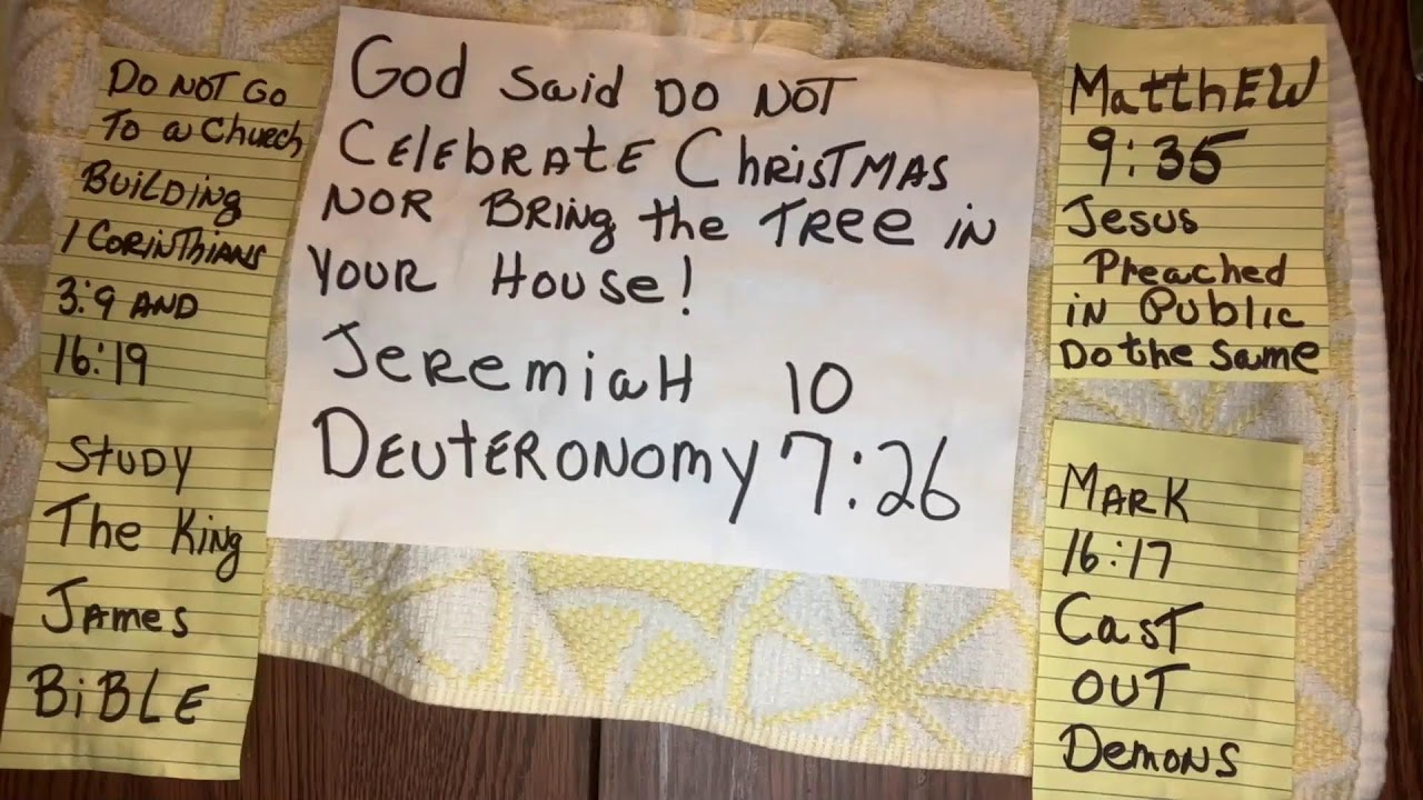 Bible Study  Christmas is a pagan holiday