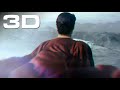 3D Clip Superman S First Flight Man Of Steel 3D 5 1 Audio