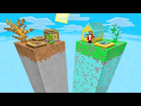 EPIC Minecraft Survival Battle: Mikey vs JJ