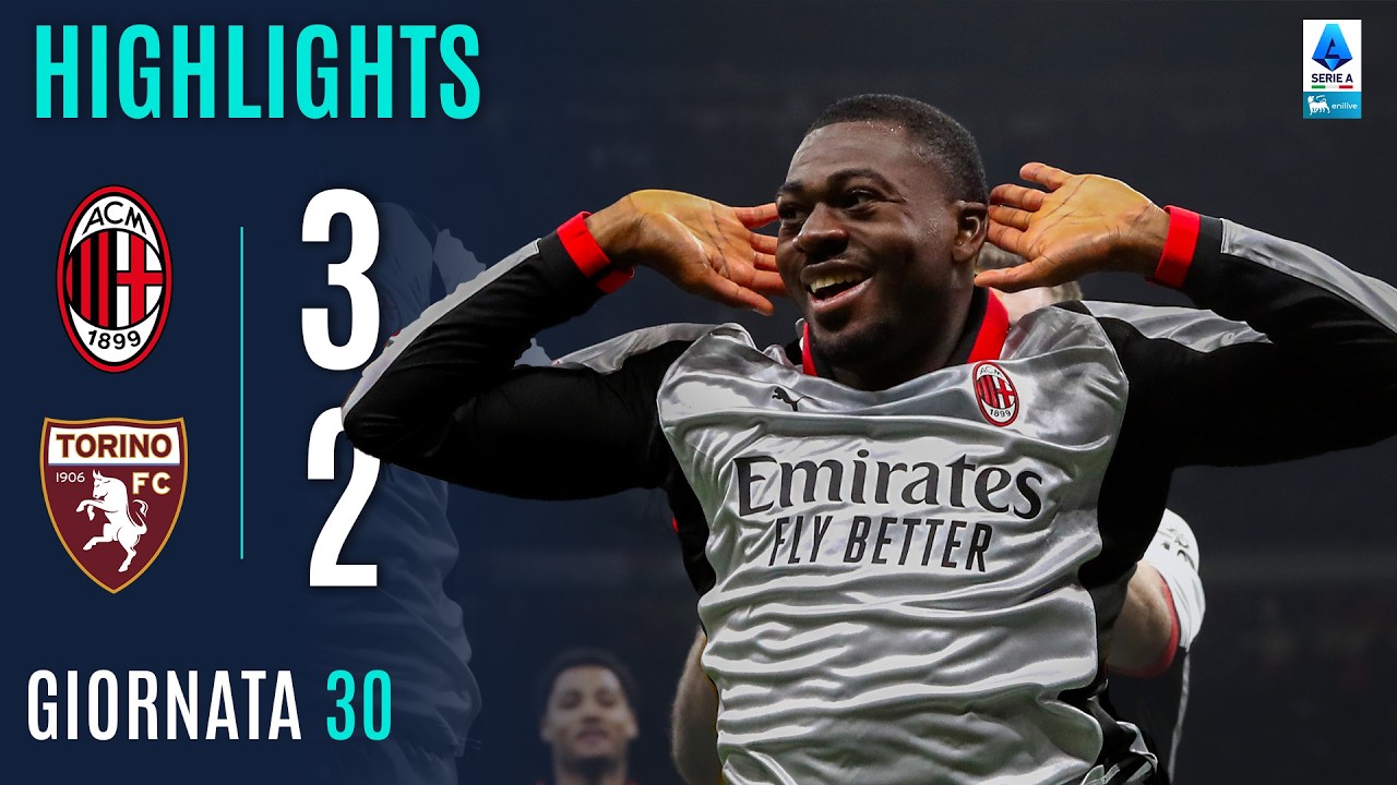 Rossoneri Secondi Dopo la Vittoria in Casa | MILAN-TORINO 3-2 | HIGHLIGHTS | SERIE A ENILIVE 2025/26