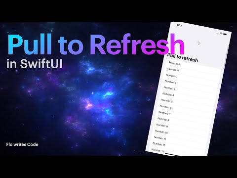 Pull to Refresh in SwiftUI 3 | Refreshable for iOS 15 in Swift