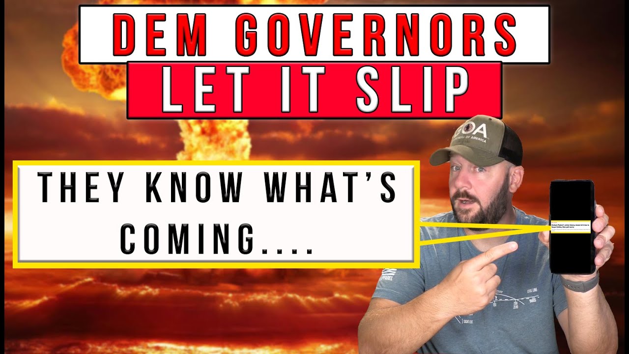 Dem Governors Huddle & Quietly Let The TRUTH SLIP... They Know What's Coming & They're TERRIFIED...