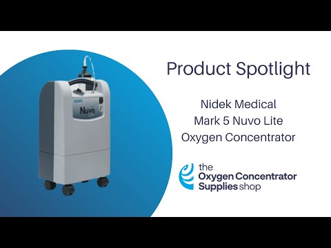 How to Use Nidek Medical Mark 5 Nuvo Lite Oxygen Concentrator