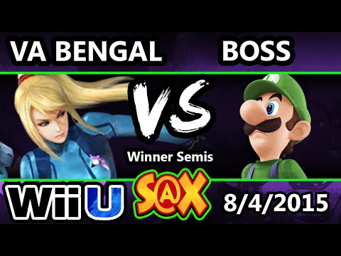 S@X 109 - WS | Boss (Luigi) Vs. sN | Va Bngal (ZSS) SSB4 Winners Semis - Smash Wii U - Smash 4