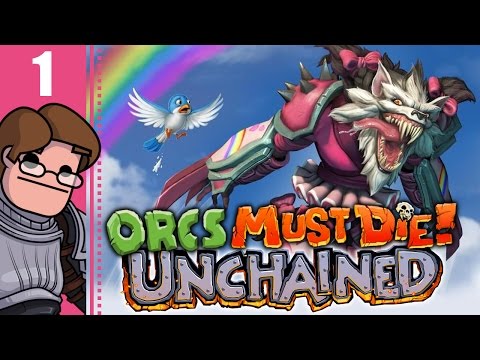 Let's Play Orcs Must Die! Unchained Co-op Part 1 - More Flip Traps!