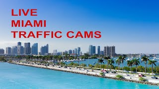 🔴 REPLAY Miami Florida Traffic Camera Scan 24/7 (replay - Crash at I-95 & 151st St.)