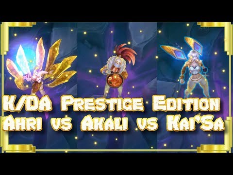 K/DA Prestige Edition Ahri, Akali, Kai'Sa