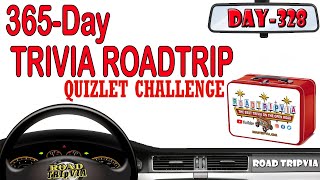 DAY 328 - Quizlet Challenge - a Jaede and Mike Random Trivia Quiz ( ROAD TRIpVIA- Episode 1348 )