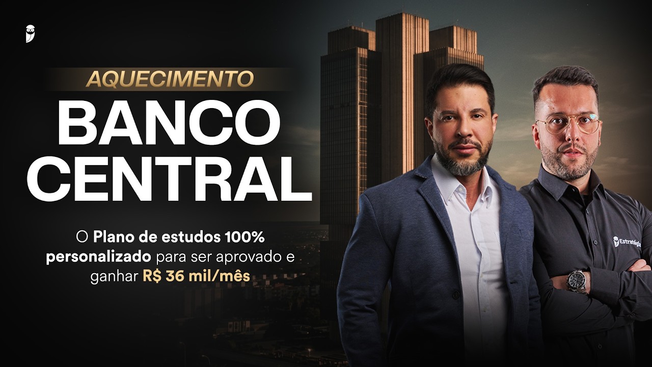 Projeto Banco Central 2026: o plano de estudos 100% personalizado para a sua aprovação