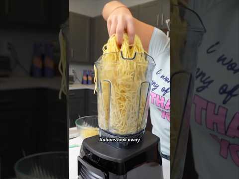 She is BLENDING the SPAGHETTI? @CirqnamicsOfficial