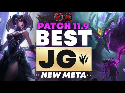 The BEST Junglers For All Ranks! | NEW META Patch 11.9 | Tier List League of Legends Season 11