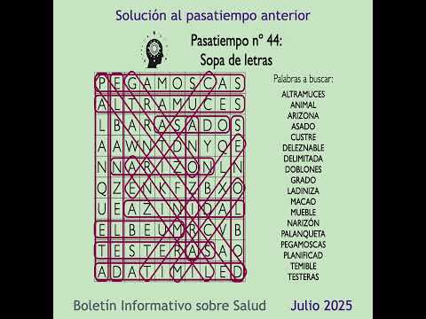 Boletín Informativo sobre Salud – JULIO 2025 – Farmacia de la Mulilla