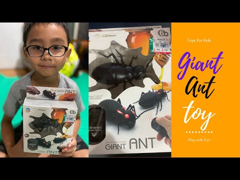 Infrared Remote Control Giant Ant Toy Unboxing