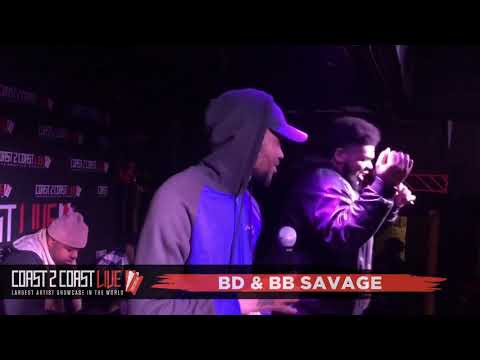 BD & BB Savage (@Trapgodbd) Performs at Coast 2 Coast LIVE | NYC All Ages Edition 2/7/19