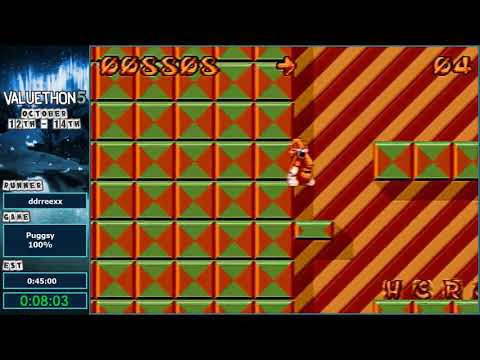 Valuethon 5 - Puggsy 100% Speedrun by ddrreexx