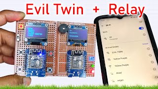Download the video "DIY Automatic NEW Dual Version Mode D.eauther + E.vil T.win Tool , ESP8266 + 2 OLED + Relay"