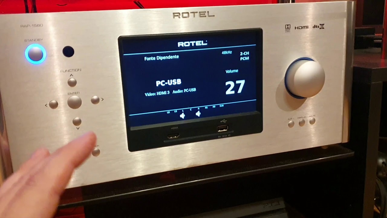 video Amply xem phim Rotel RAP-1580 chính hãng 0