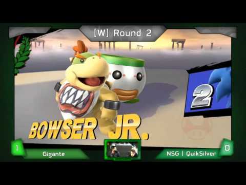 Gigante (Bowser Jr.) vs. NSG | QuikSilver (Sonic) - Smash Sunday @ eBash