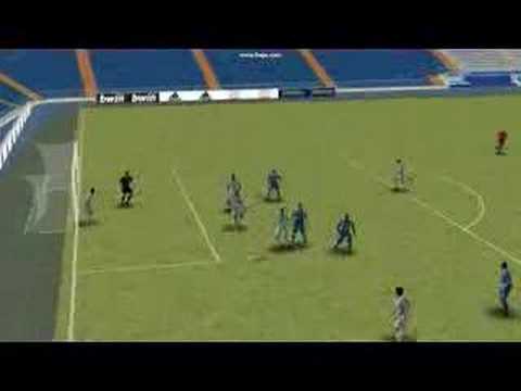 Golazo de Casquero en el Bernabeu