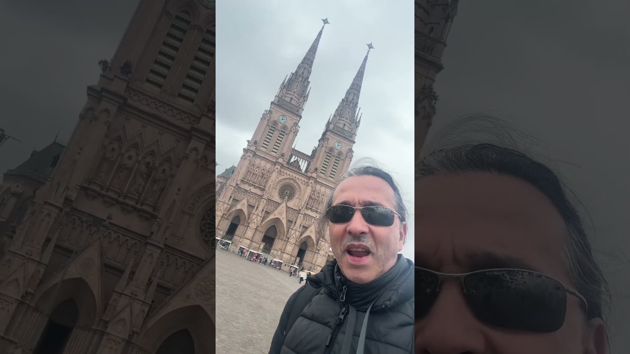 Basílica de Lujan en la Pcia de Buenos Aires. Hermosa !!Gustavo Rosas Film.Julio 26.ARG.