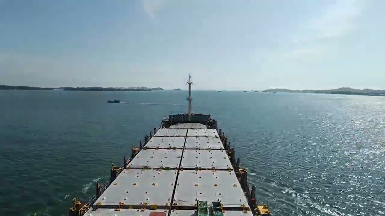 From Indonesia drydock to Singapore.