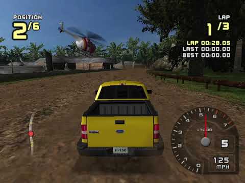 Ford Racing 2 Hard Walkthrough Part 23 - Ford Challenge: Off Road - Ford F-150 Fx4