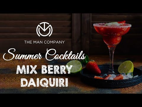 How To Make Mixed Berry Frozen Daiquiri Cocktail by Yangdup Lama - The Man Company | Rum Cocktail
