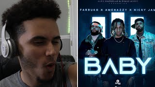 (Reaccion) Baby - Nicky Jam X Farruko X Amenazzy ( Video Oficial )