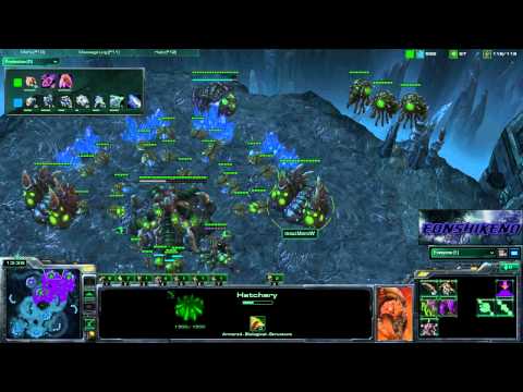 StarCraft 2 - Beastyqt [T] vs mouzMorroW [Z] Game #2 ft. EonShiKeno - Commentary