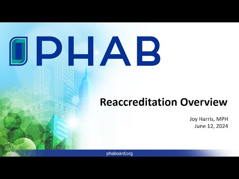 PHAB Reaccreditation 101