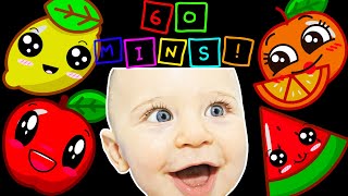 Happy Baby Sensory Fun - Happy Vibes Fun Dance Party! - Fun Music and Cute Animations! gameplay video by odanner, 61:32 duration