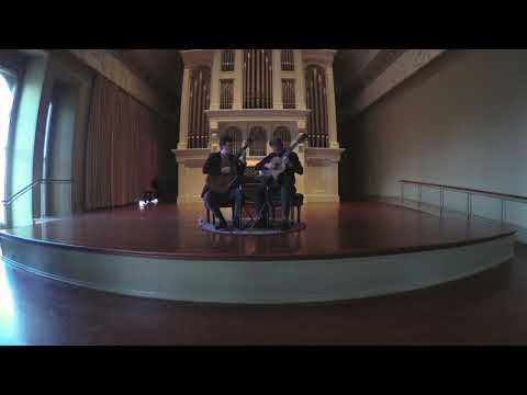 Alexandre Tansman - Sonatine, I. Modere, II. Elegia, Baltimore Guitar Duo.