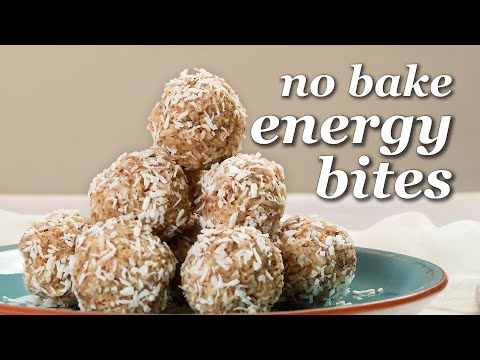 No-Bake Energy Bites | Quick, Healthy, Vegan & Gluten Free | Energy Balls Recipe