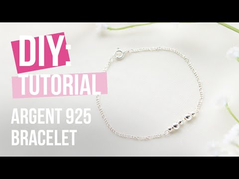 Bijoux à faire soi-même : Bracelets avec de la chaîne maille jaseron en argent 925