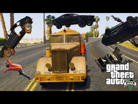 GTA 5 - Cerberus Truck Destruction Compilation| Cinematic 5 star chasing| Op🔥🔥