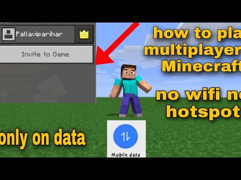 how to play multiplayer in Minecraft.(no wifi no hotspot).only on internet ||any place||