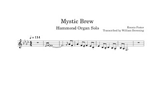 Ronnie Foster - Mystic Brew (Organ Transcription)