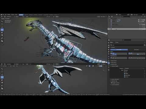 How to rig anything with Rigify (Dragon in Blender)