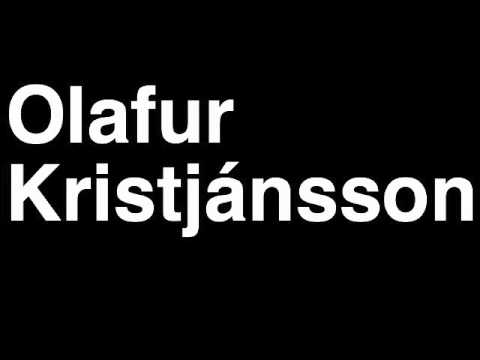 How to Pronounce Olafur Kristjansson Breidablik Football Soccer Manager Coach Angry Press Interview