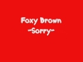 Foxy Brown - Sorry (1989).flv