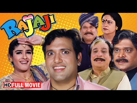 RAJAJI (1999) Full Movie HD | Govinda, Raveena Tandon & Kader Khan | Superhit Comedy Romance