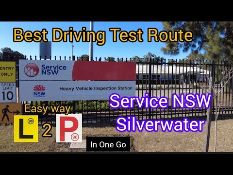 Service NSW Silverwater Sydney Best Driving Test Route to get your driving licence in one attempt