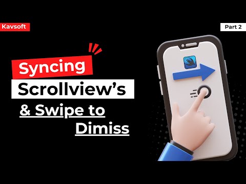 Syncing ScrollView's + Swipe To Dismiss | Photos App Interaction | Part - 2 | SwiftUI | iOS 17 thumbnail