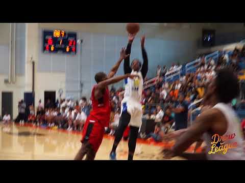 2018 Drew League Playoffs - DeMar DeRozan and Swaggy P Go OFF in Round 1